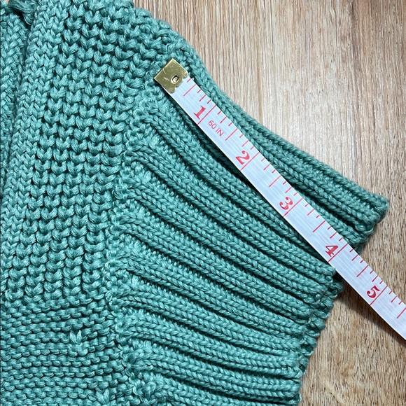 Z Supply Teal Knit Crop Top Size L - Picture 7 of 15